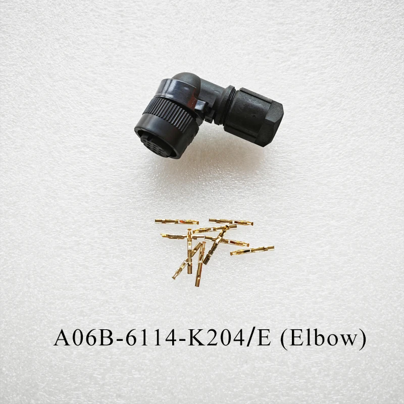 A06B-6114-K204/S (Straight) /E(Elbow) A63L-0001-0923 Encoder Connector For Fanuc Servo Motor