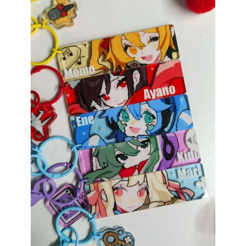 Kagerou Project Mekakucity Actors Keychain Kido Momo Ene Ayano Mari Kozakura Acrylic Student Bag Handbag Backpack Pendant Gift