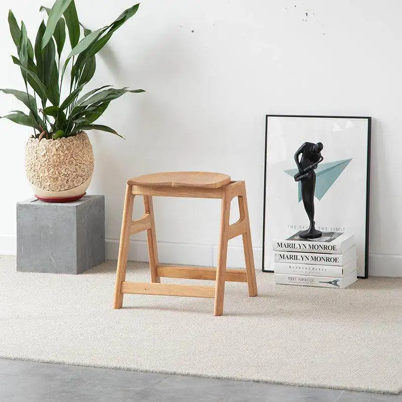 Design Minimalist Lounge Bar Chair Comforable Bedroom Wooden Dining Room Bar Chair Coffee Bancos Para Barra Balcony Furniture