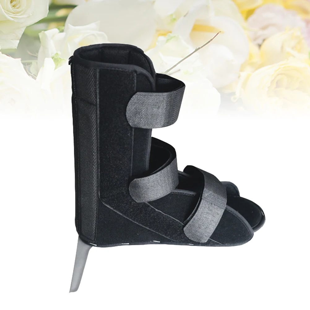 

Ankle Brace Support Breathable Foot Stabiliser Boot For Sprains Recovery Size L Black Durable Soft Anti-Skid Tripe Hook