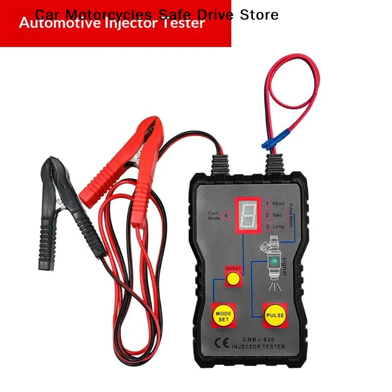 【M】Fuel System Scan Tool Automotive Cleaning Tool Kit Injector Flush Cleaner Car Fuel Injector Tester Portable 4 Pluse Mode