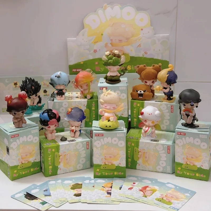 

POP MART DIMOO Серия Around You: Коллекционные фигурки в слепых коробках, 12 обычных и 2 скрытых стиля, декор для рабочего стола, подарок для коллекционеров
