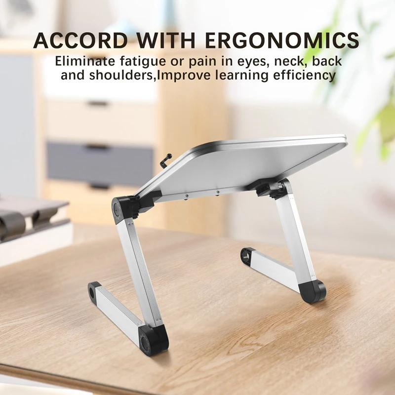 Adjustable Book Stand Height And Angle Adjustable Ergonomic Book Holder Aluminum Book Holder Student With Desktop Book Folder