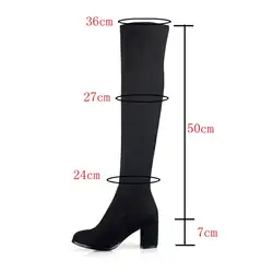 REAVE CAT Faux Suede Boots over the knee high women boots women's autumn thigh high boots shoes bota B876a