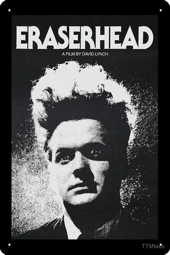 ERASERHEAD MOVIE Art Print Metal Tin Sign Plaque Man Cave Wall 8x12 Inch Wall Art Decoration