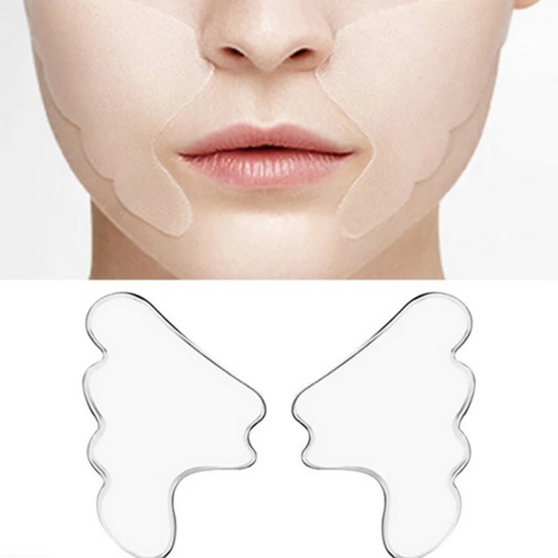 18 قطعة قابلة لإعادة الاستخدام سيليكون العين الجبين رفع منصات إزالة التجاعيد مكافحة الشيخوخة ملصقات أدوات العناية ببشرة الوجه #4