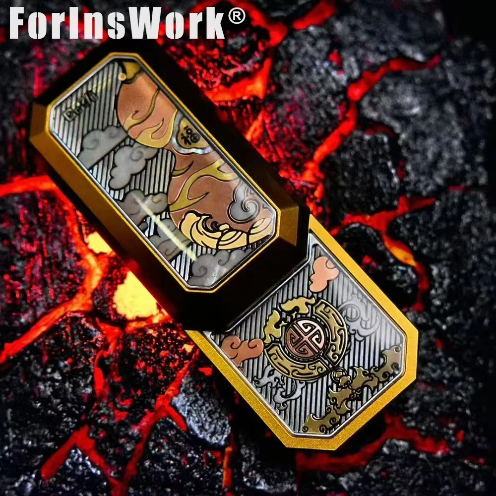 

Игрушка-антистресс CC EDC: циркониевый слайдер с золотым покрытием для взрослых, DIY-конструктор