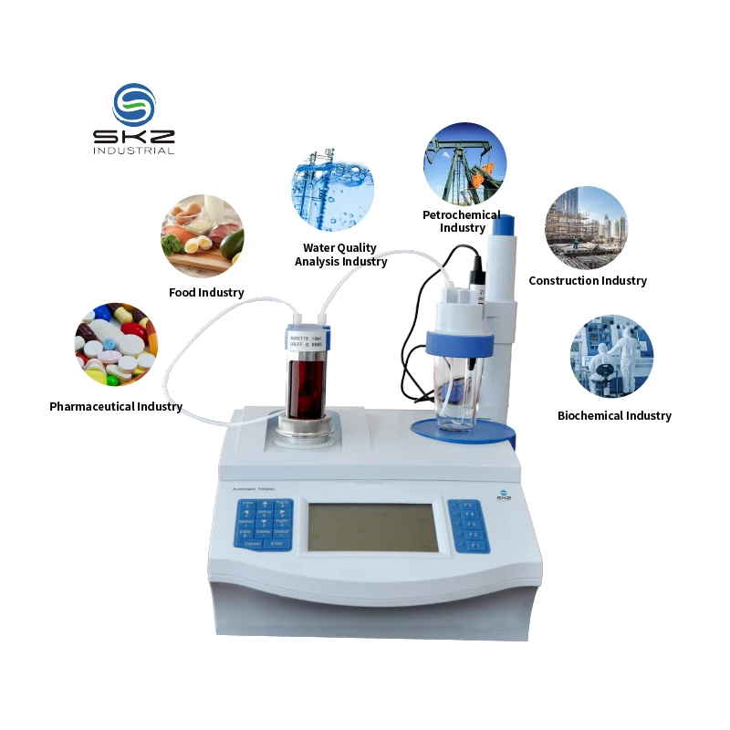 2026SKZ1043B Automatic Titration System Burette Valve Integrated Design Power protection  Automatic Potentiometric Titrator