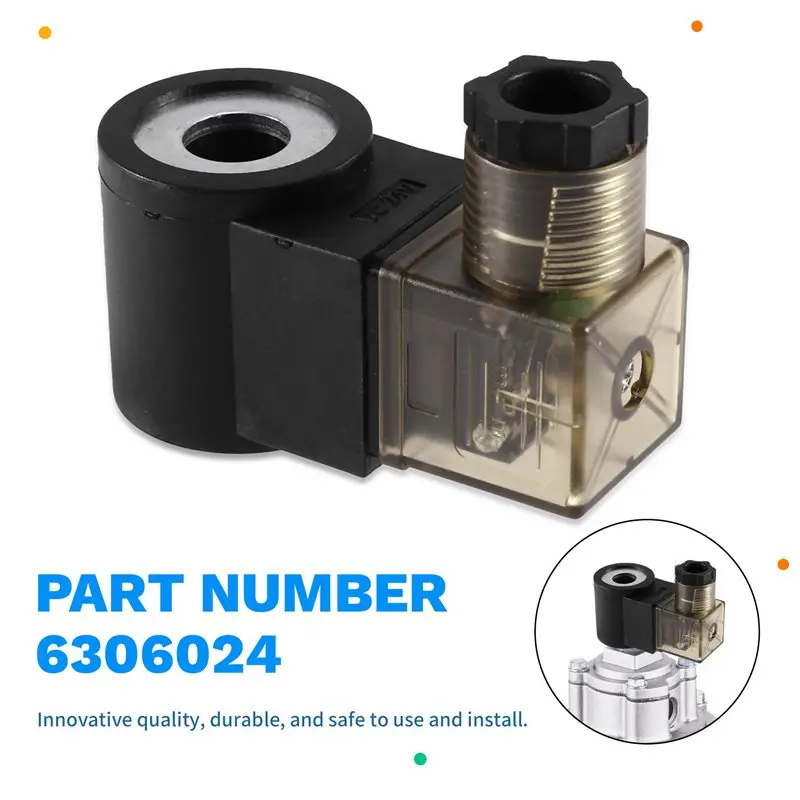 AASS-For Hydraforce Pulse Valve Compatible 24V 3Pin Solenoid Valve Coil Connector 6306024