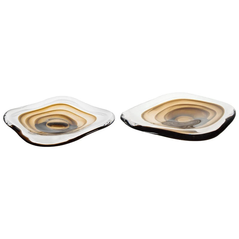 

K9 crystal multi-functional necklace bracelet tray, living room tea table, dried fruit storage decoration