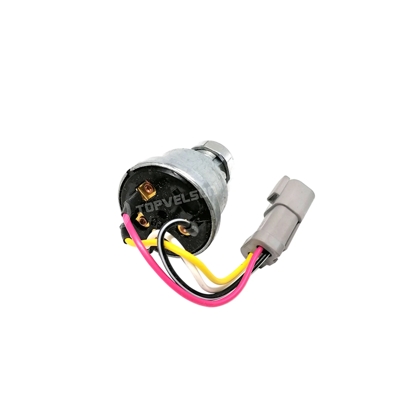 TOPVELSUN 110-7887 142-8858 1428858 4678535 Ignition Switch with 2 Keys Compatible with Caterpillar 216B 226B 242B 246B 267B 906