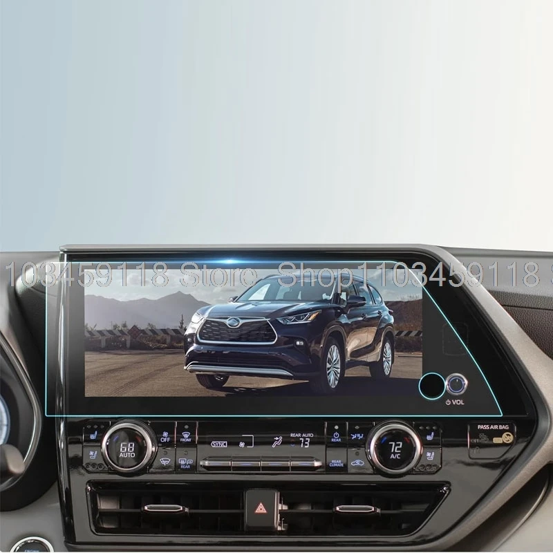 

Screen protector Tempered Glass For Toyota Highlander Limited/Platinum 2023-2025 12.3inch Car Center console car Accessories