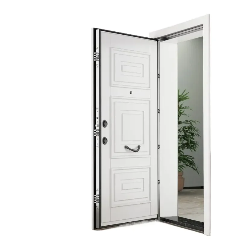 New Entry Door Turkish Style Armored Security Door for Export Wholesale Customizable Exterior Front Door