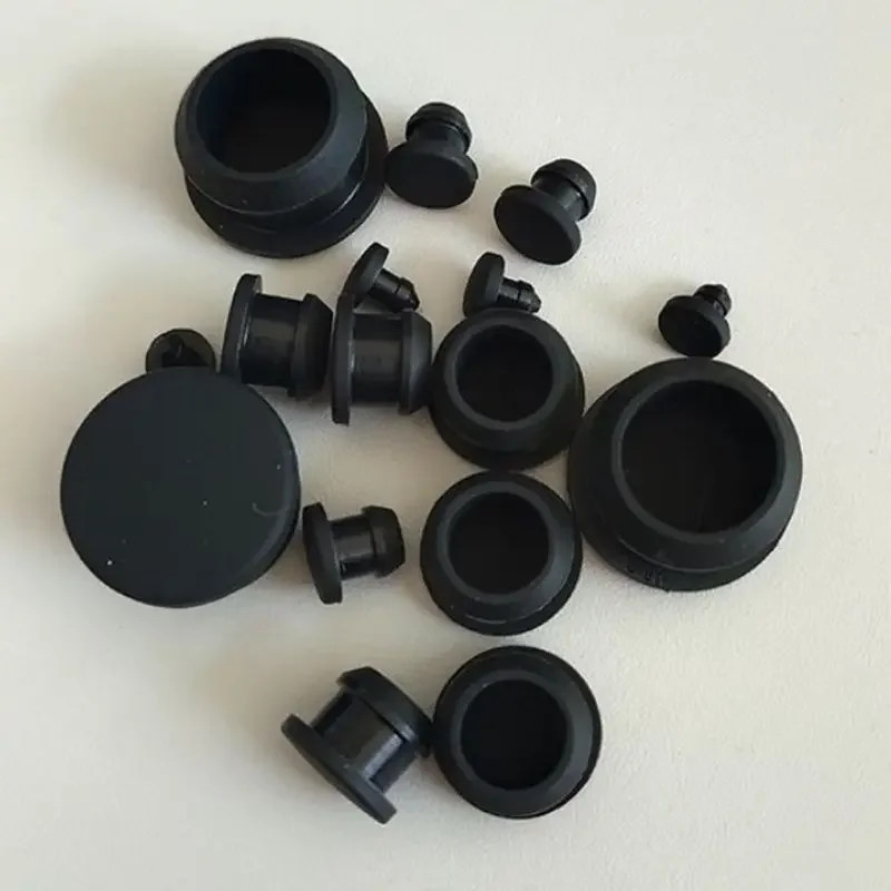Customized T-Type Stopper Rubber Plug 3mm-30mm Diameter Waterproof Solid Silicone Plug Made of  Material