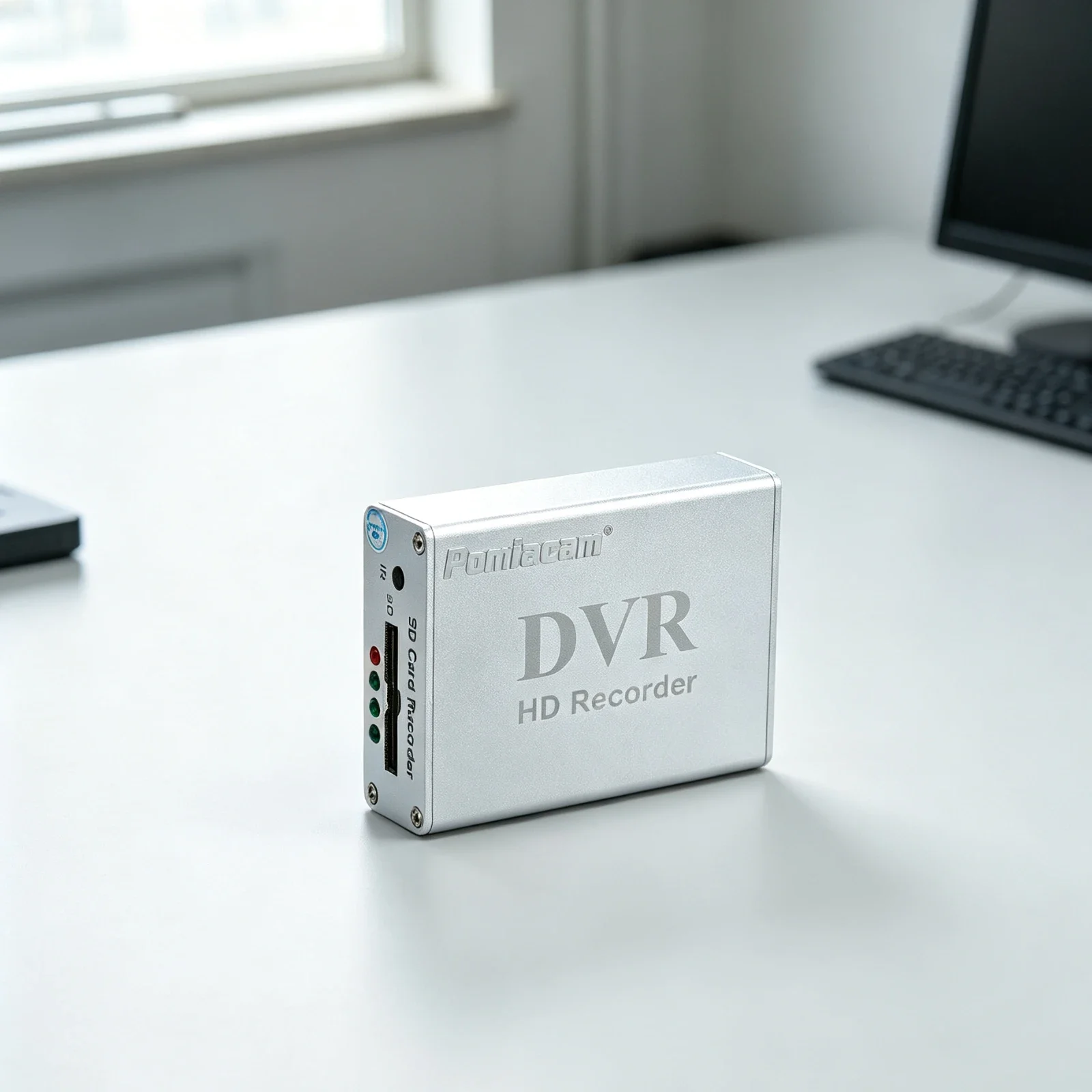 Mini 1 Channel DVR Recorder CVBS NTSC PAL AV Input SD Card Video Recorder With Remote Control For Surveillance Camera
