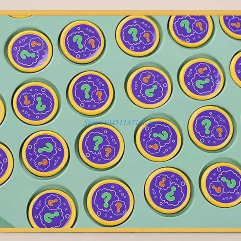 P9FC Animal Fruit Flipping Cognitive Memoria Cognitiva Juego tablero Padre-Hiñón Interactivo Memoria juguete Ajedrez a