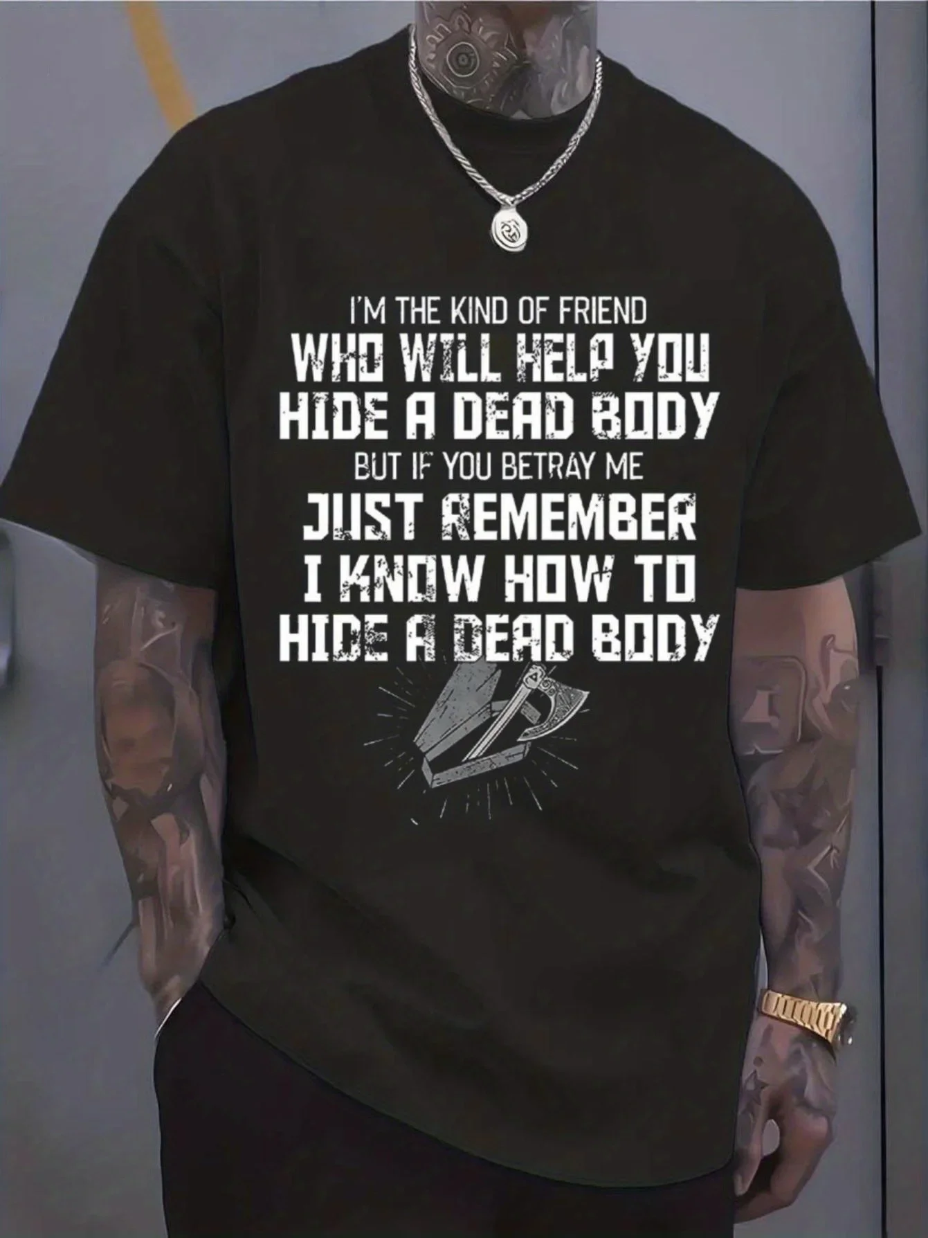 Plus Size Men's Casual Cotton T-Shirt- Humorous and Funny Quotes- Soft 100% Cotton, Summer, Oversize, Men's Fashion Trendy Short Sleeve Top, Graphic Tee, Comfortable and Breathable Fabric, Machine Washable, Suitable for Daily and Work Wear, Ideal G