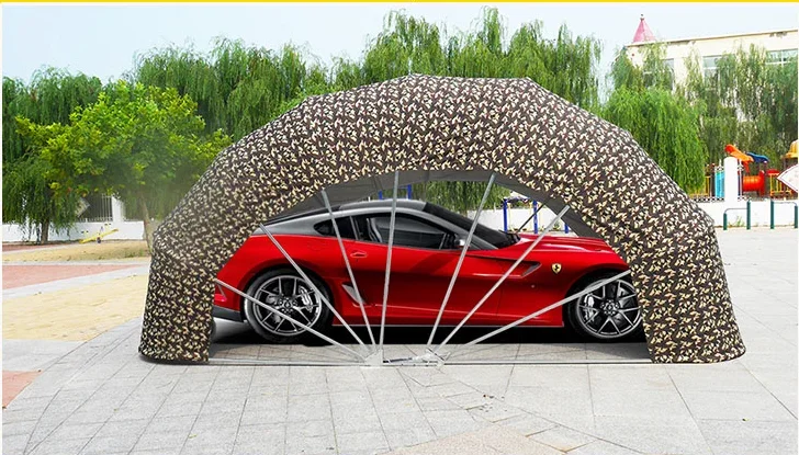 Hot Selling Foldable Car Tent Garage Rainproof Fire retardant Parking  Shed warm  Cover