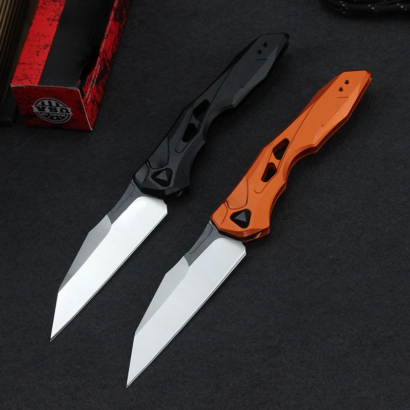 7650 Outdoor Camping Folding Knife CPM-154 Blade Aluminum Handle Pocket Survival Tactical Hunting Utility Fruit Knives CED Tools