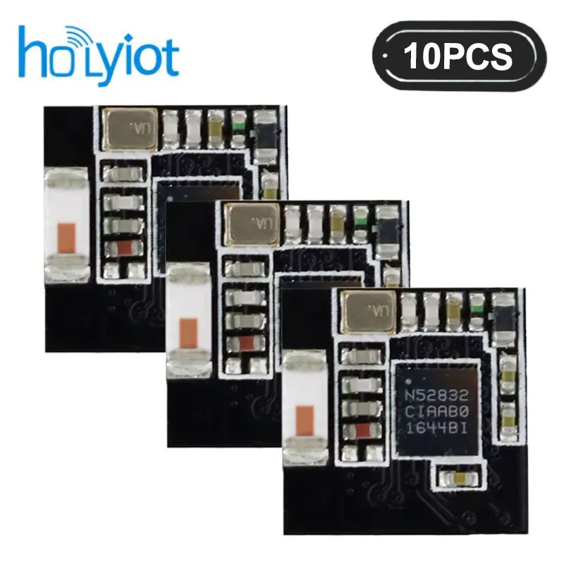 

10PCS Holyiot Bluetooth Module NRF52832 2.4GHz Transceiver BLE 5.0 Receiver Transmitter RF Module Wireless Automation Modules