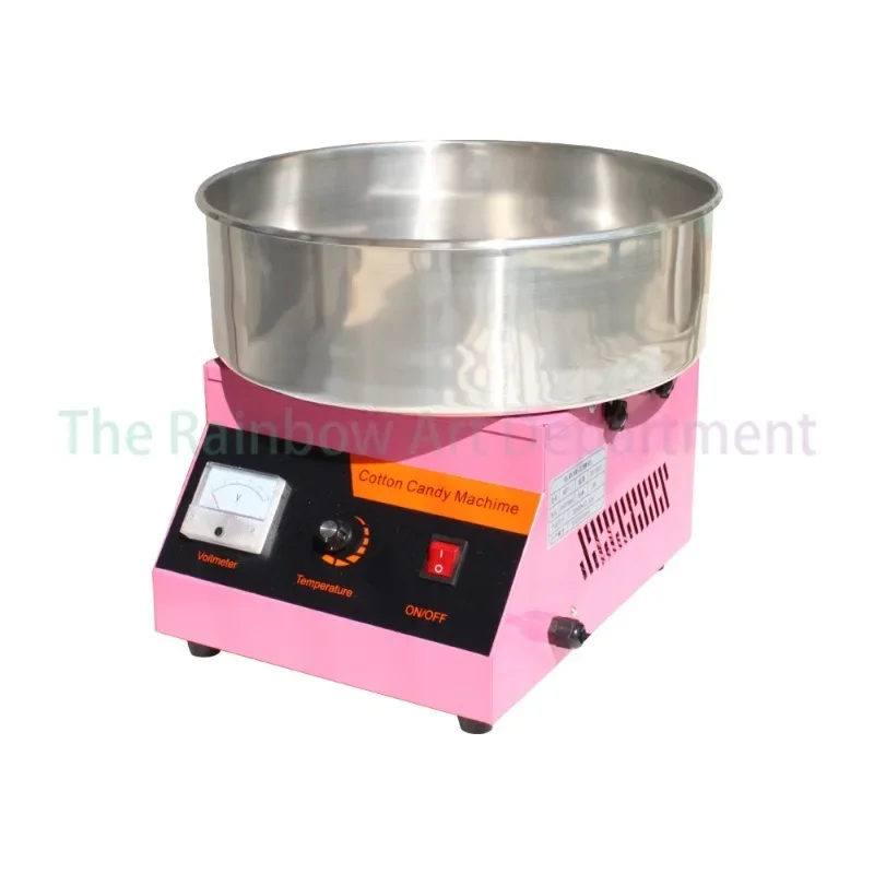 Cotton Candy Machine Commercial Sugar Candy Floss Maker Temperature Controls for Party Festival Carnival Home DIY Maker