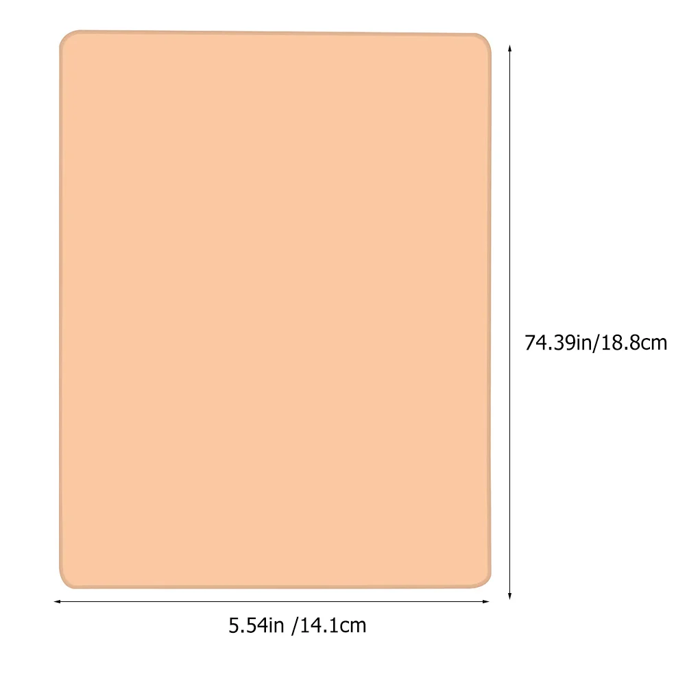5 قطعة الوشم سيليكون ممارسة الجلد 1 مللي متر سميكة مزدوجة الوجهين قابلة لإعادة الاستخدام للماكياج Microblading الحاجب الوشم التدريب أداة #2