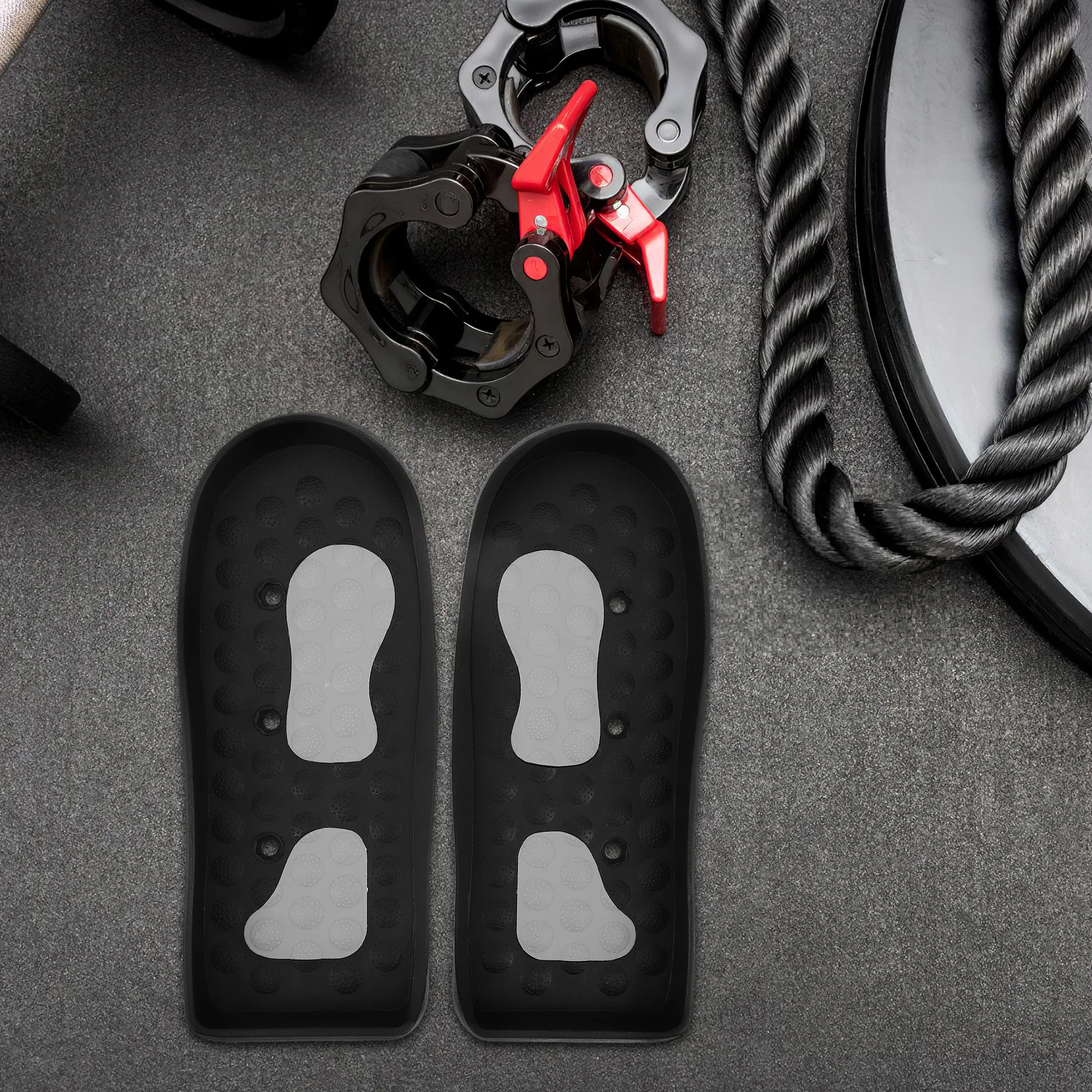 1 paar elliptische machine voetpedalen universele vervanging voor fitnessapparatuur comfort grip antislip loopvlak stille werking