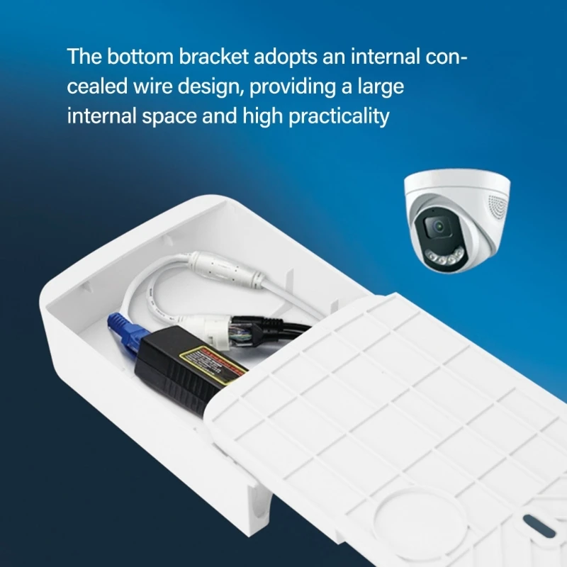 High Capacity Waterproof Design Ceiling Mount Rack Dome CCTV Bracket with Deepened Ceiling Design for Easy Cable Storage 
