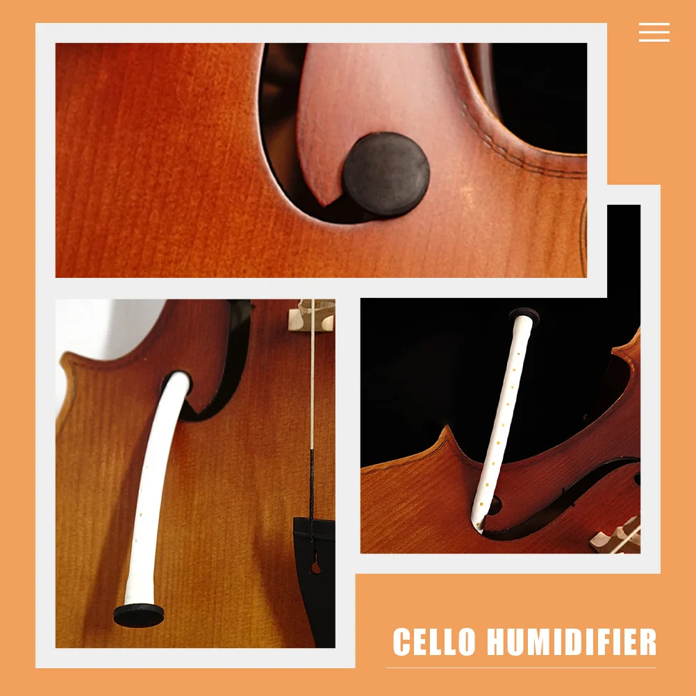 

Portable Cello Humidifier Rubber Material Maintain Humidity Prevent Cracking Sound Hole Accessories Violin Acoustic Guitar Tools