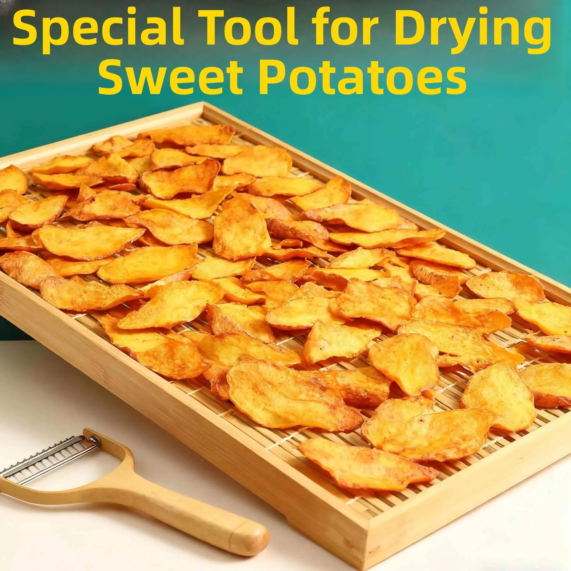 

Новый многофункциональный инструмент ручной работы для сладких картофельных чипсов, прямоугольный деревянный поднос с ручкой, тарелка, сельский предмет Utili