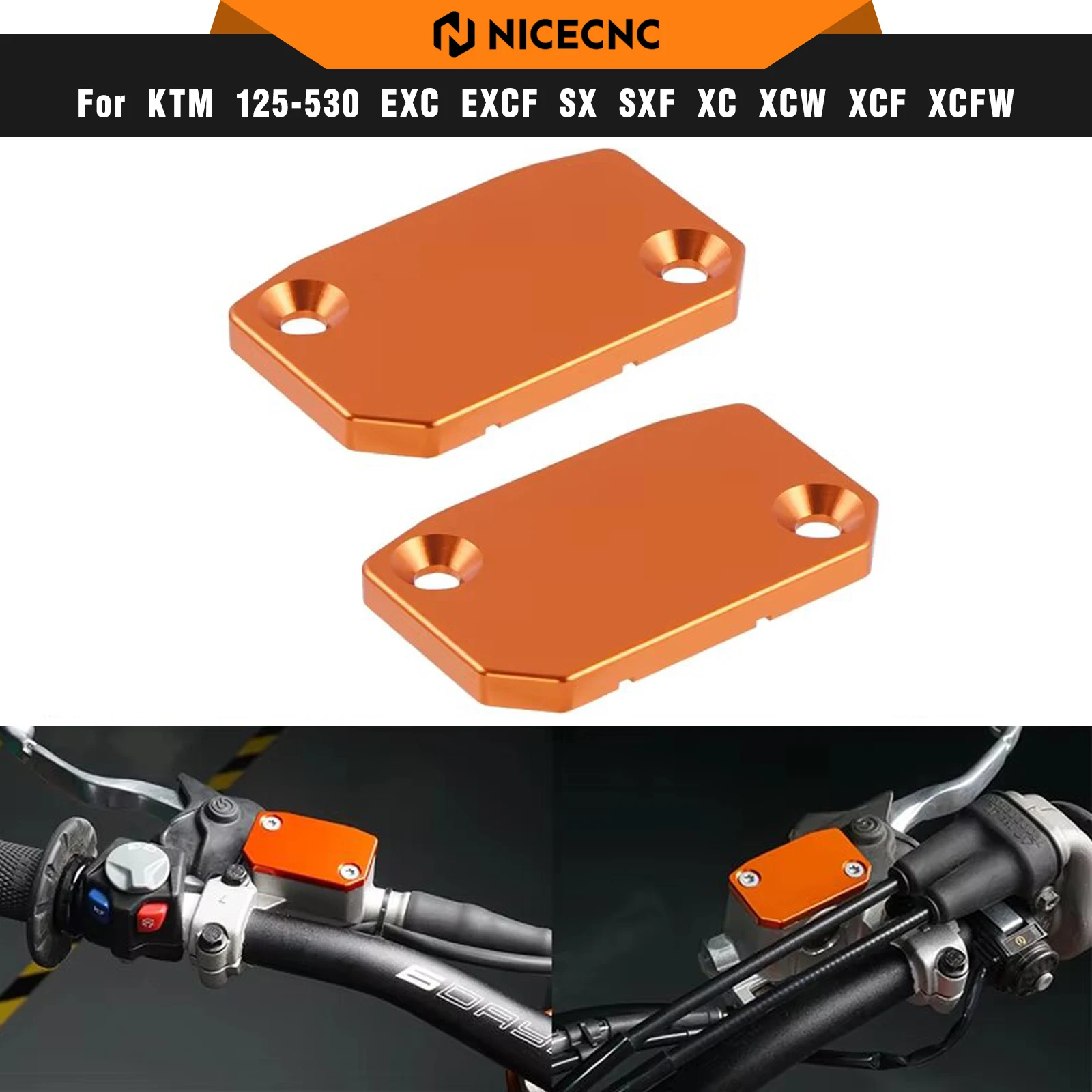 

Front Brake Clutch Fluid Reservoir Cover Cap For KTM EXC 300 250 XCW TPi EXC-F 250 SX 250 XC 250 XC 300 2006-2021 SX 125 SX 250