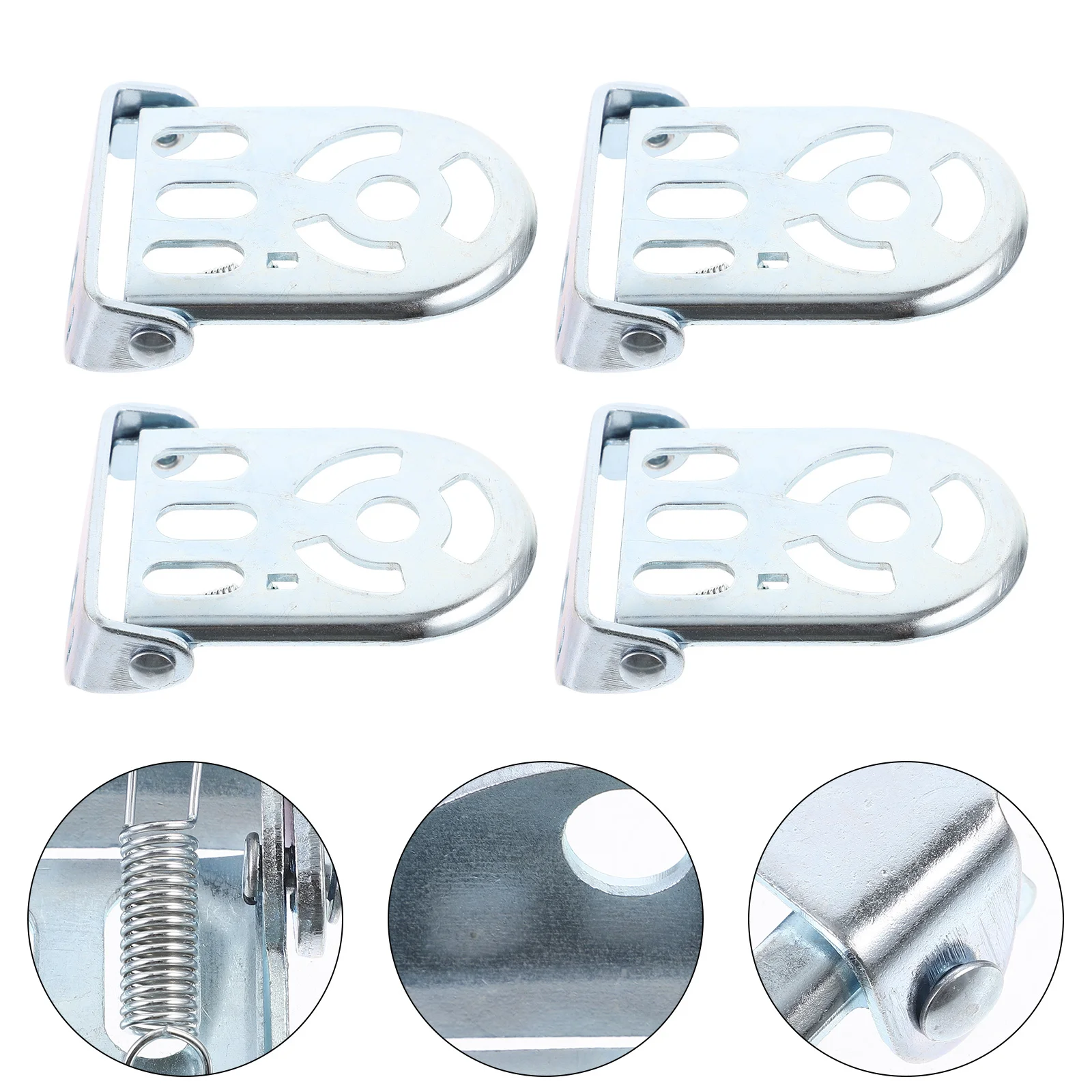 

2Pairs Bike Rear Foot Rest Foldable Sturdy Iron Foot Peg Comfortable Pedal Stand Suitable for Kids Seat Mountain Bicycle