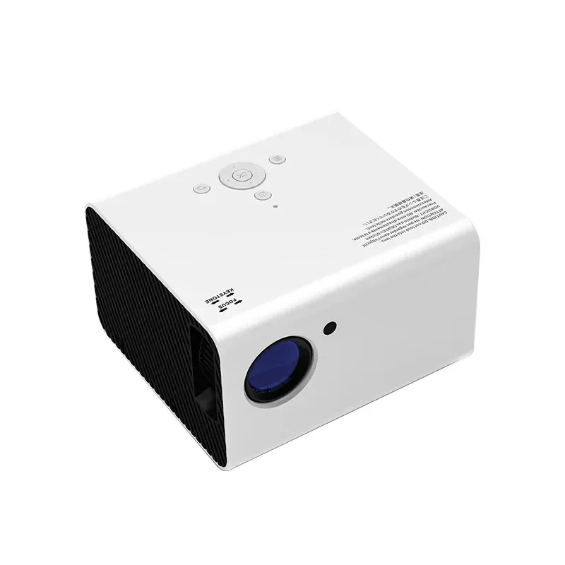 2021 Led Android Projector Miracast 5000 Lumens Built-in Speaker 1080P  Full LED Home Projector T10