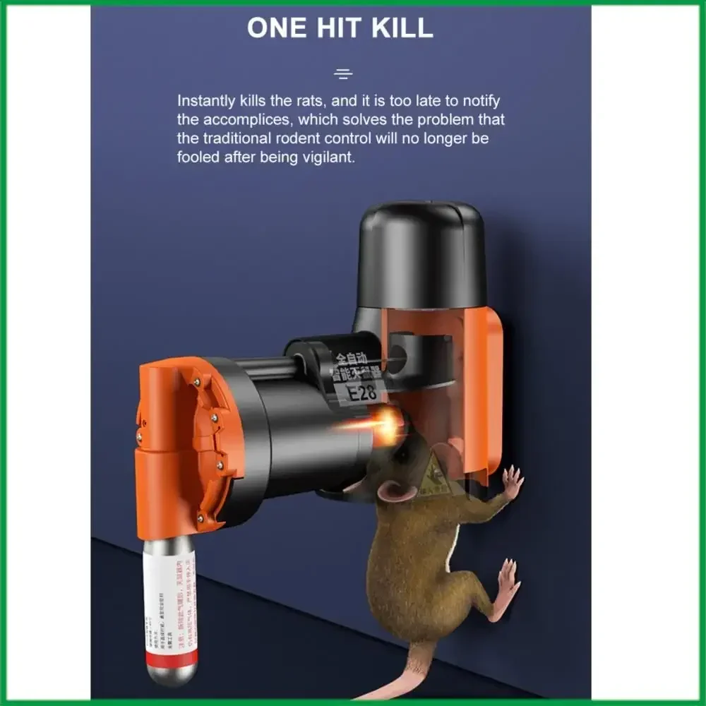 Automatic Humane Non-Toxic Rat and Mouse Trap Kit Rat Mouse Multi-catch Trap Machine Without CO2 Cylinders Humane Non-toxic