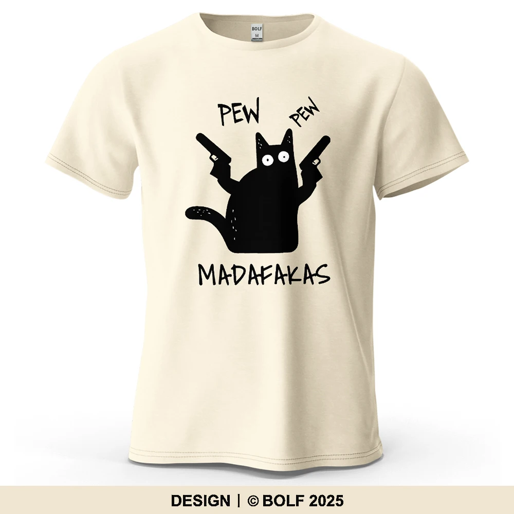 Cooles Katzen-Funky-bedrucktes Herren-T-Shirt aus 100 % Baumwolle, übergroße, humorvolle Grafik-T-Shirts für Damen, Tops, T-Shirts, lässige Streetwear