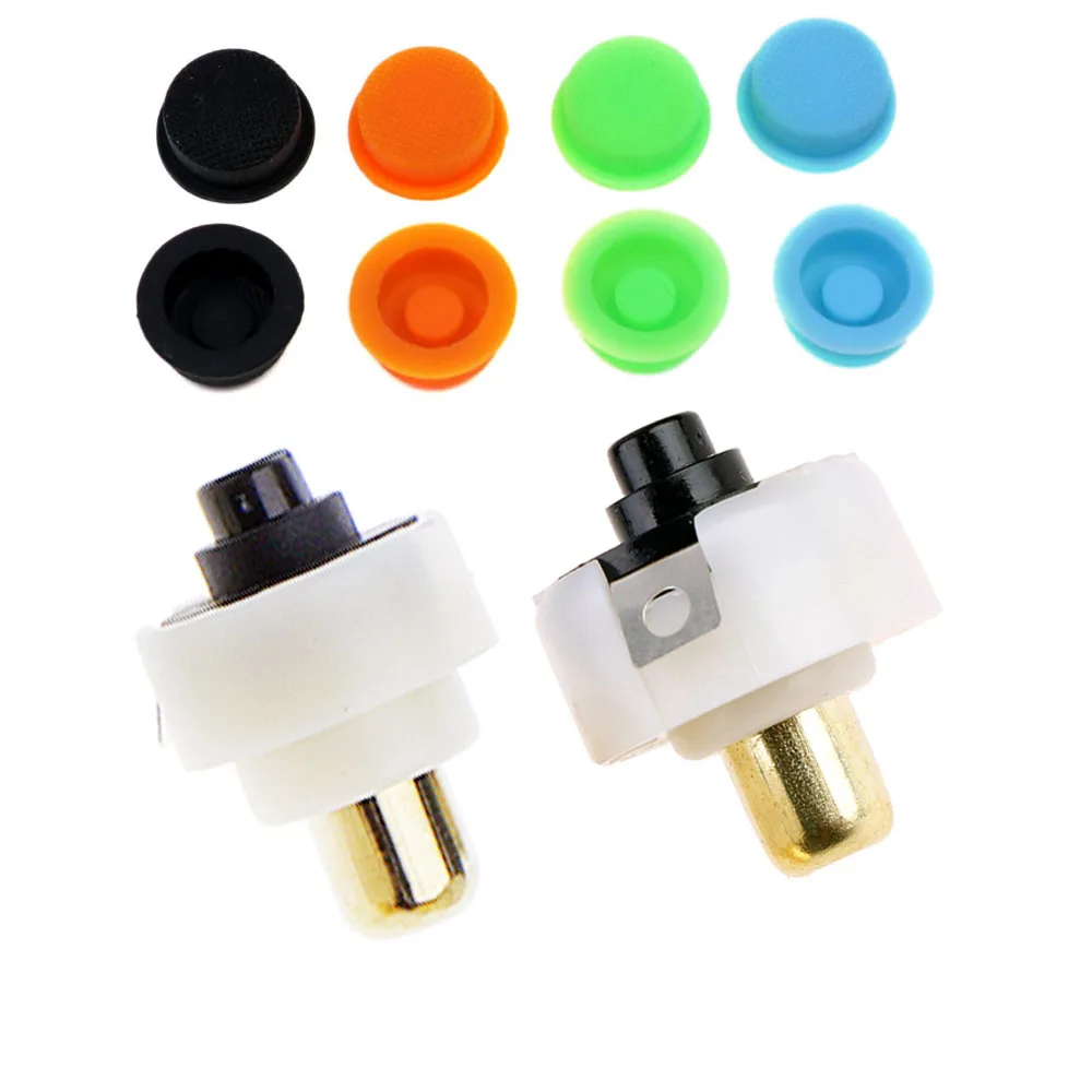 20mm 17mm Flashlight Push Button On Off Electric Tail Click Switch with Silicone Rubber Switch Cap for C8 501B Q5 T6 LED Torch