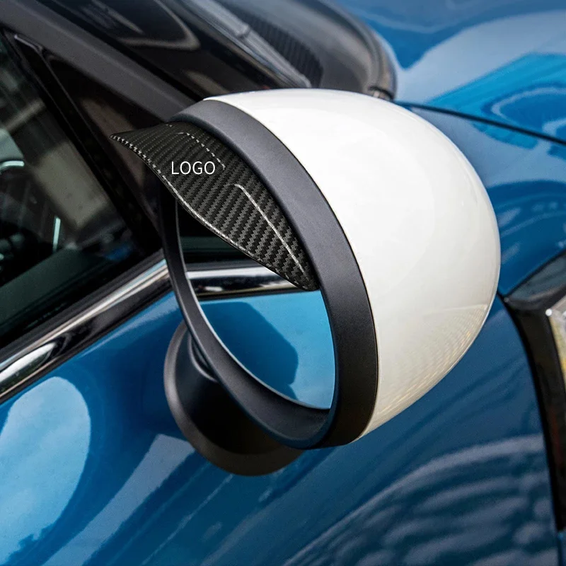 Naklejka na samochodowe lusterko wsteczne osłony przeciwsłoneczne przeciwdeszczowe do akcesoriów MINI COOPER F54F55F56F57F60R50R52R53R55R56R57R58R59R60R61