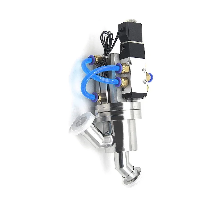 KF (NW) صمام فلابر هوائي من النوع Y صمام زاوية صمام زاوية هوائي GDQ فراغ عالي #5