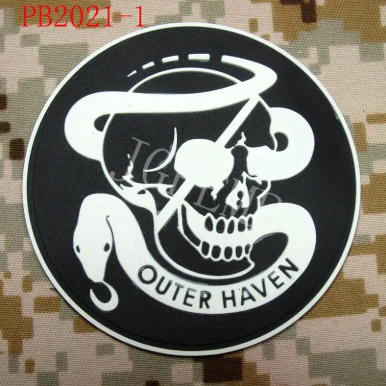 MGS OUTER HAVEN PMC Special Force Group Tactical Military Morale 3D PVC Patch, 8cm * 8cm