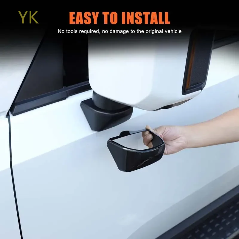 

For Lexus GX 2024-2025 ABS Car Side Mirror Bottom Cover Decorative Sticker Car Accessories