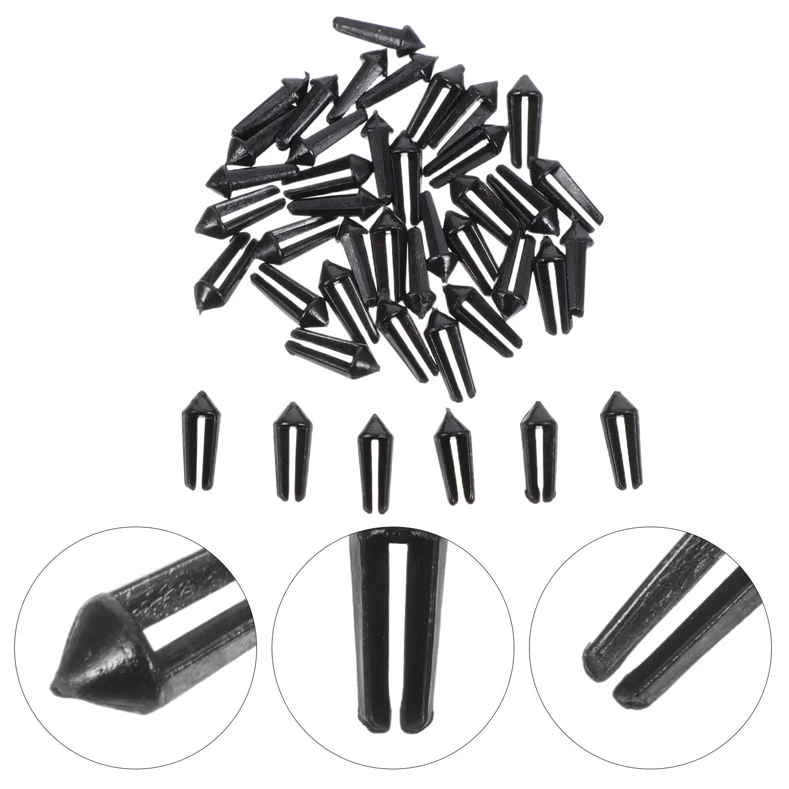 

40Pcs Flight Wing Savers Plastic Dart Protectors Heavy Duty Fixator for Wing Stability Outdoor Sports Accessory Gift for Friends
