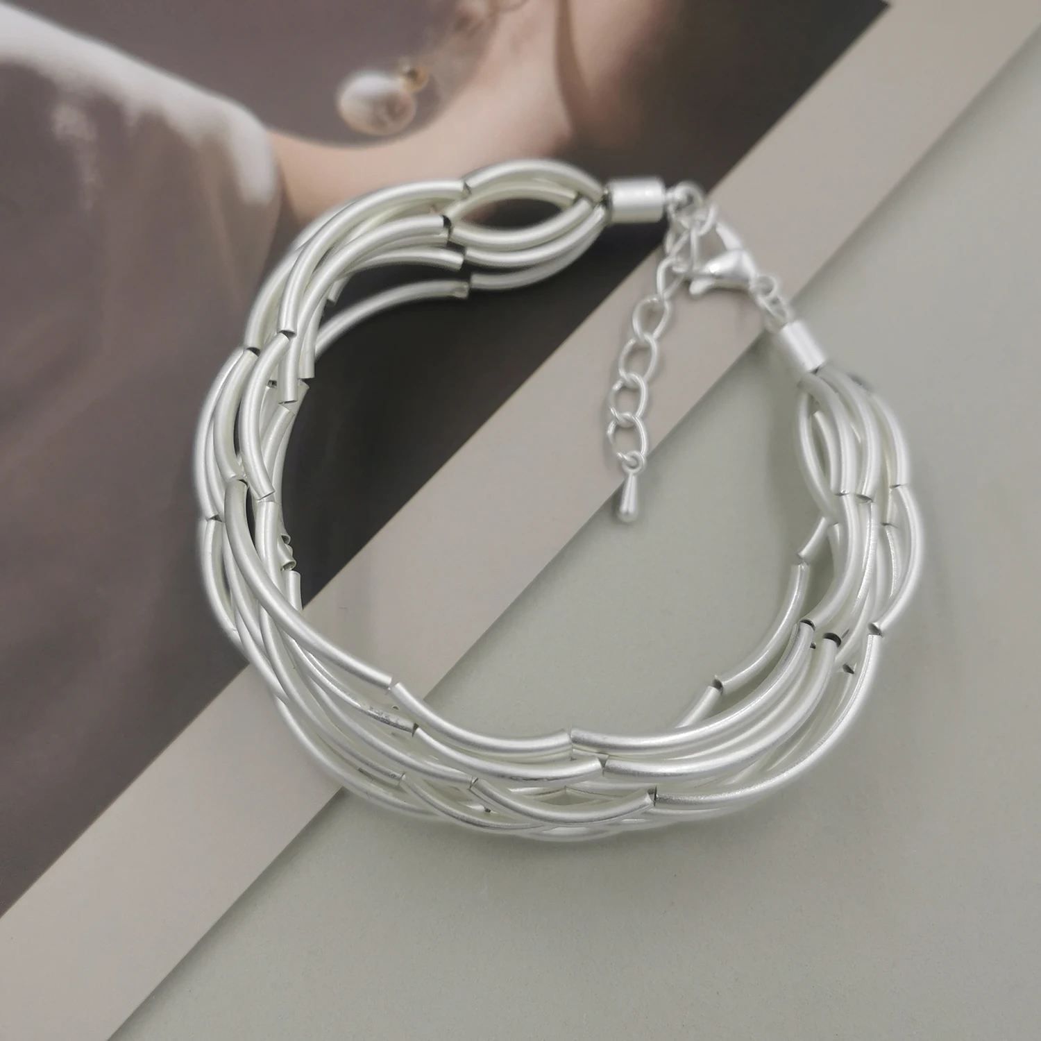 STRATHSPEY Mode Neue Lange Unregelmäßige Kupfer Rohr Halskette Für Frauen Aussage Chunky Multi Lay Schmuck – Detail 26