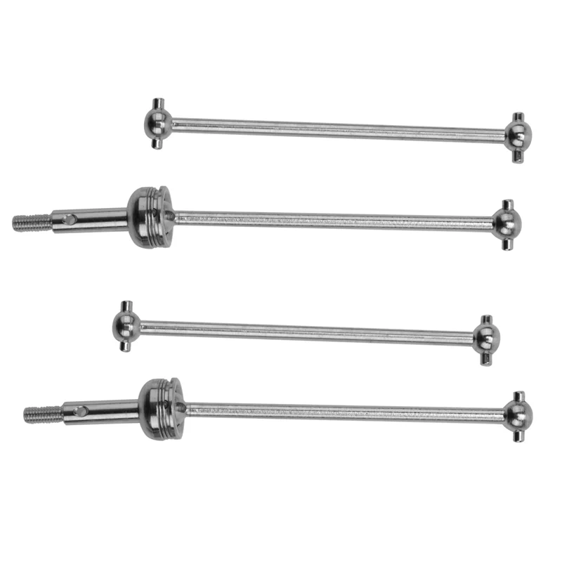 TNKIG-4Pcs Front CVD Universal Drive Shaft & Rear Dog Bone For Wltoys 144001 1/14 RC Drift Racing Car Parts Accessories