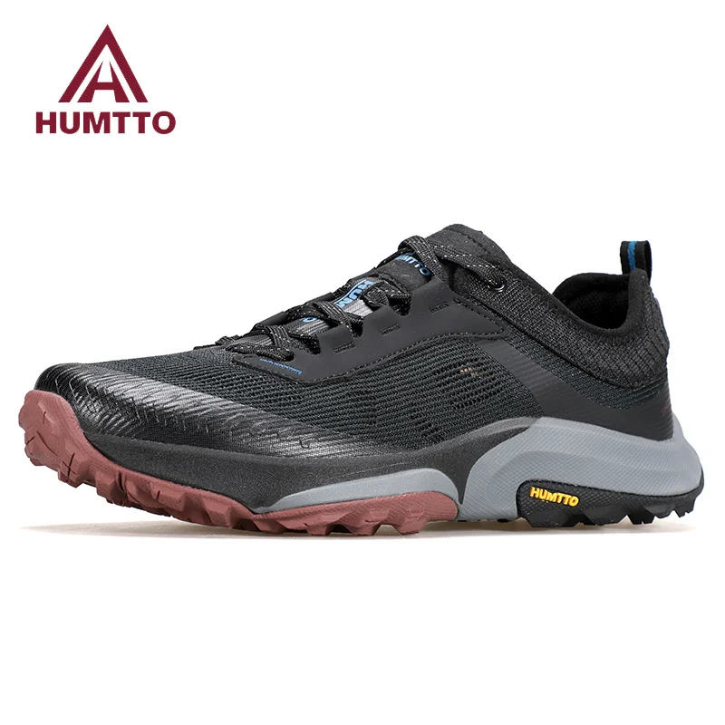 HUMTTO Breathable Shoes for Men Luxury Designer Trail Sneakers Anti-slip Sports Hiking Men\'s Boots Outdoor Trekking Sneaker Man