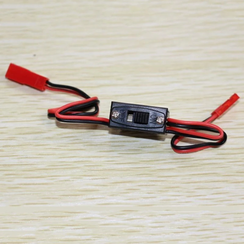 2 Stuks Aan/Uit-Schakelaar Ontvanger Jst Connector Voor Hsp Rc 1/10 1/8 Auto Crawler Off-Road Voertuig Multi-Rotor Vliegtuigen