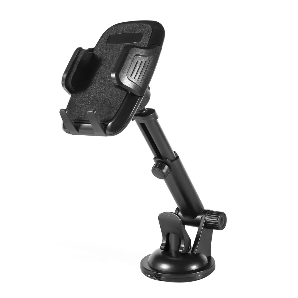 حامل هاتف السيارة العالمي جبل تنفيس الهواء لوحة القيادة الزجاج الأمامي 360 ° حامل دوار لهاتف iPhone Android Travel Essential #6