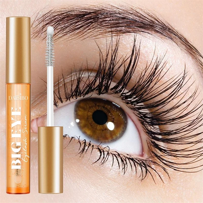 Szybkie Serum na Porost Rzęs 7 Dni Naturalny Wzmacniacz Rzęs Dłuższe Pełniejsze Grubsze Podkręcające Rzęsy Pielęgnacja Oczu Makijaż