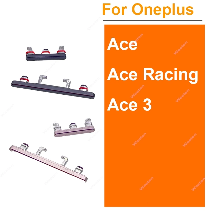 

For OnePlus 1+ ACE Ace Racing Ace 3 Power Volume Keys ON OFF Volume Side Buttons Parts