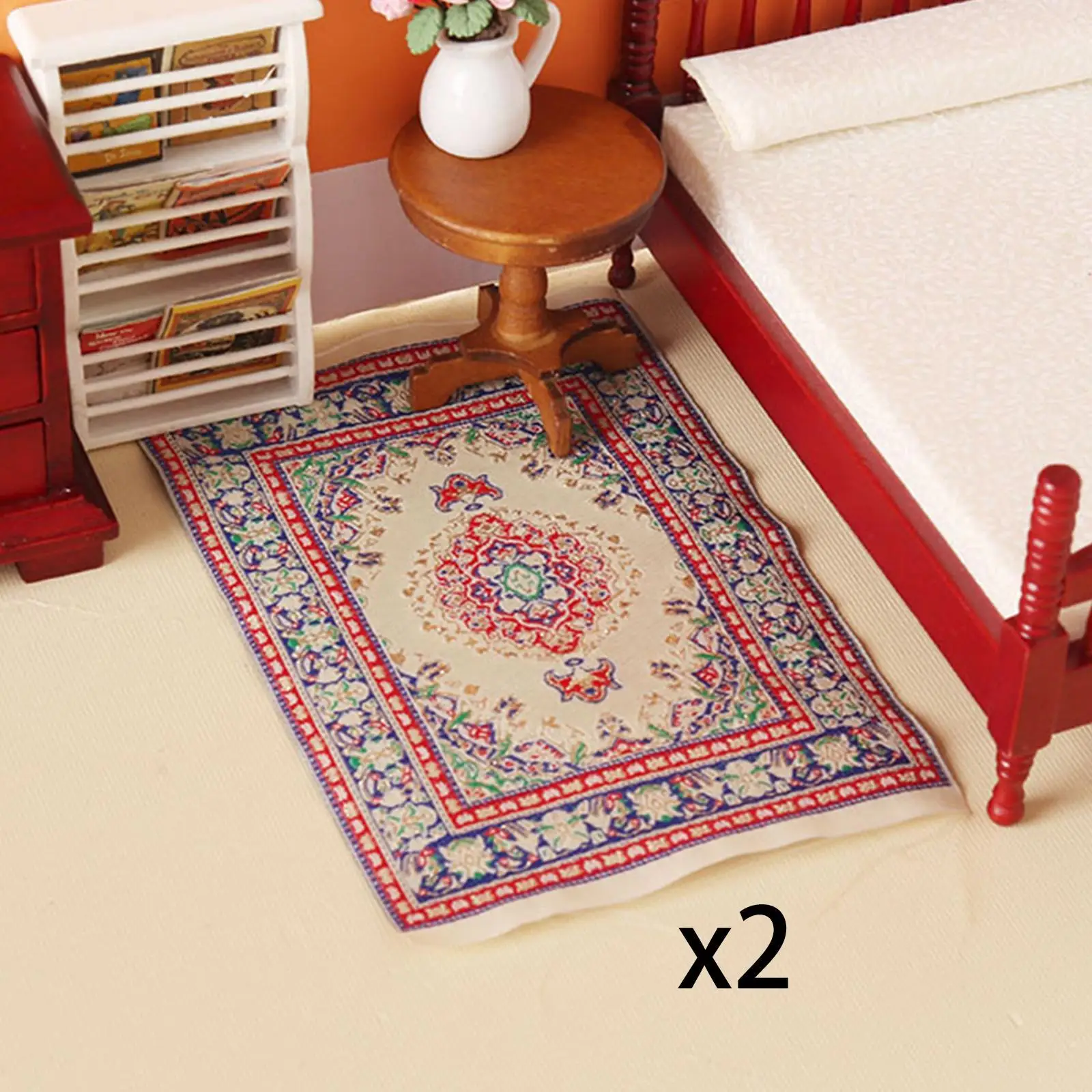 5x 1:12 Miniature Dollhouse Carpet Furniture Decoration Toy Mini Model Toy
