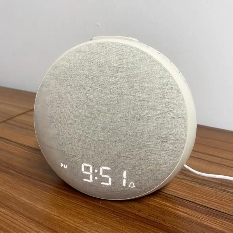 Modern Sunrises Alarm Clock With Brightness Adjustment And 30 Soothings Sound Gentle Wake Up Light Dimmable Clock B03E view 5